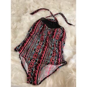 Multi Colored One Piece Swimsuit